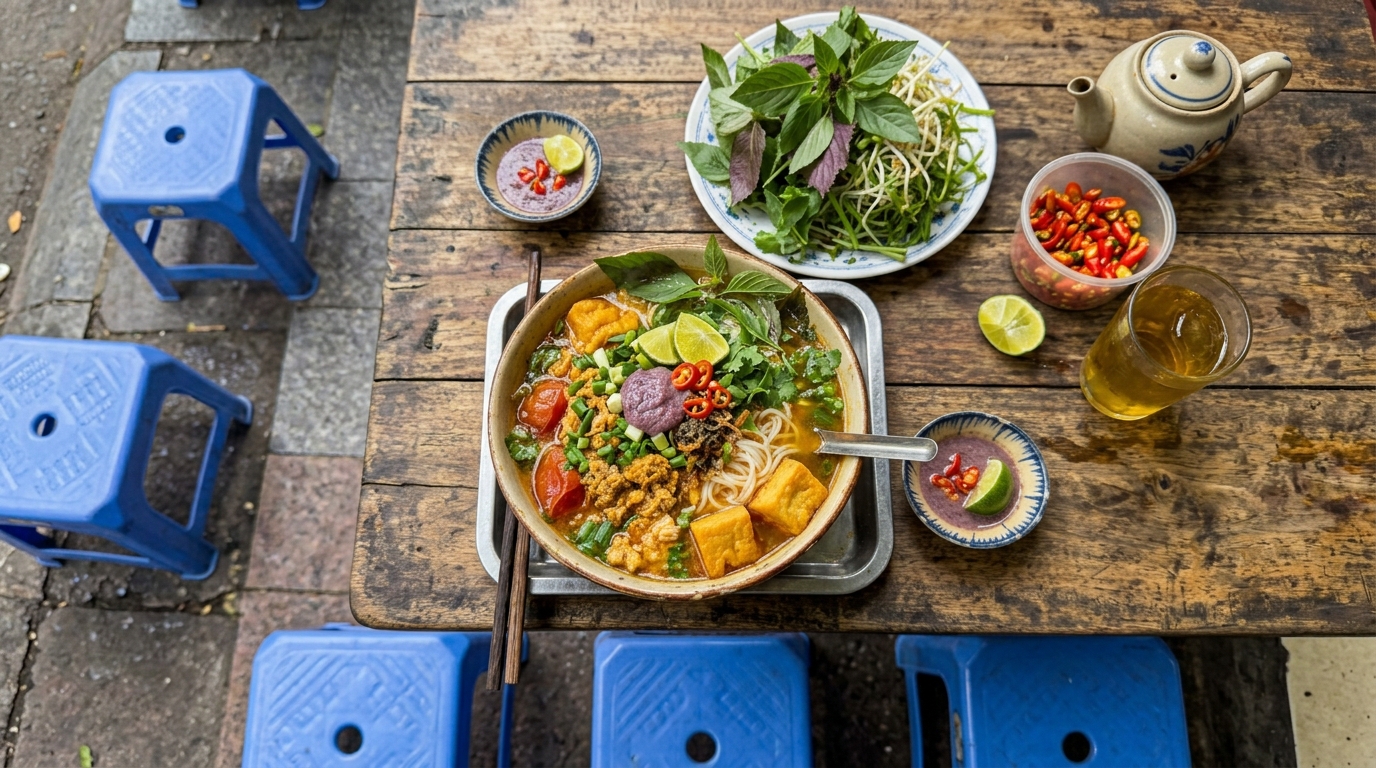 Bun rieu cua Ha Noi